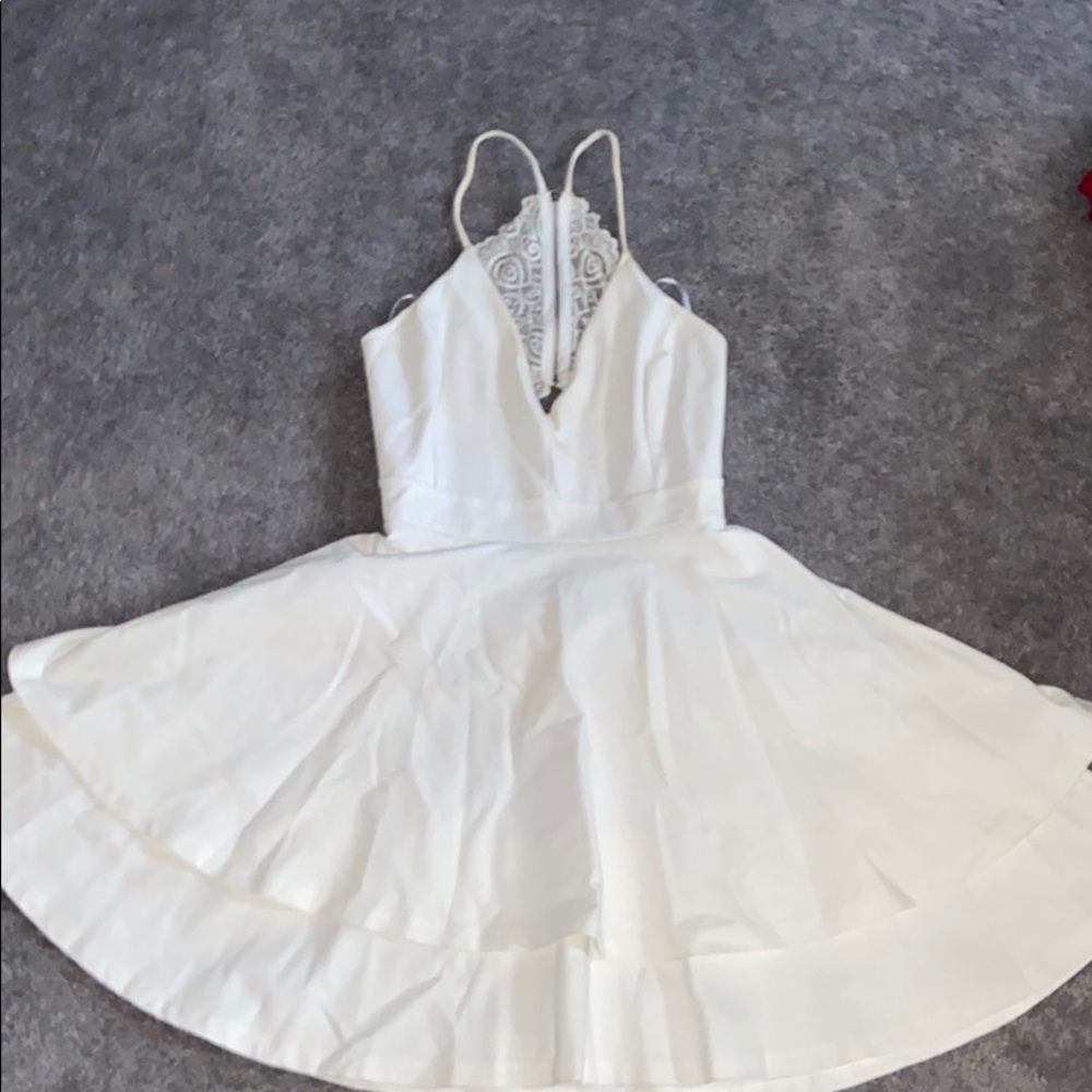 white dress